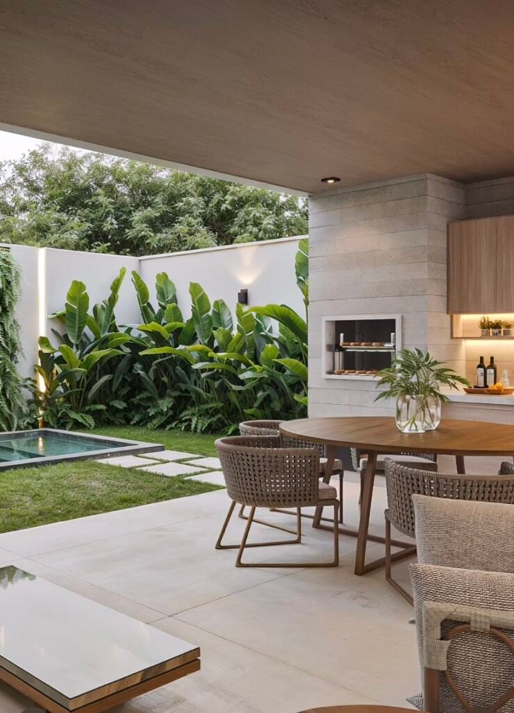 Área Gourmet com Piscina Simples: Guia Completo para Criar seu Refúgio dos Sonhos sem Gastar Muito 2 Área Gourmet com Piscina Simples