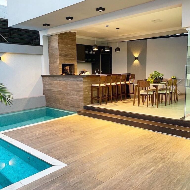 Área Gourmet com Piscina Simples: Crie o Refúgio dos Sonhos
