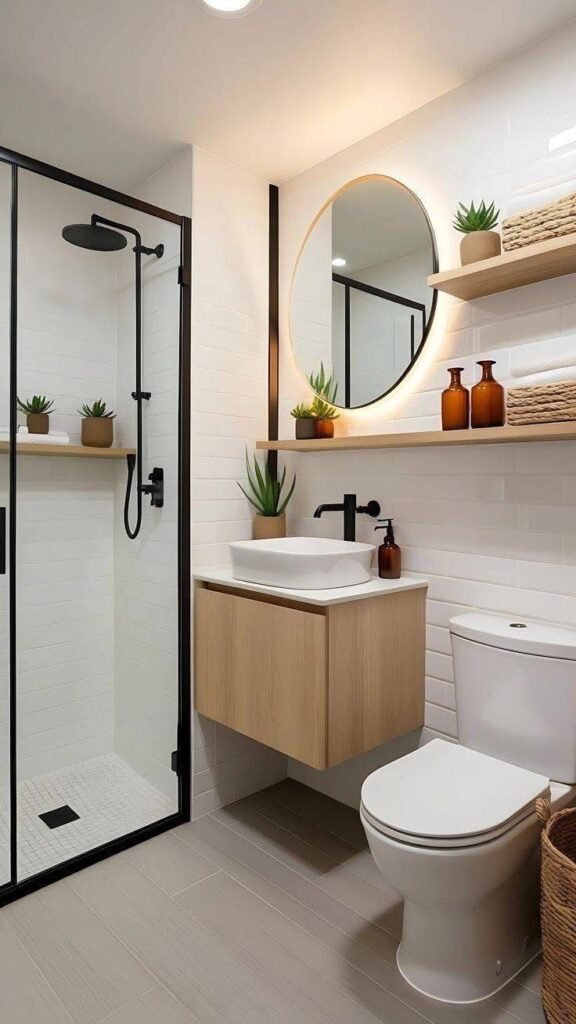 Como organizar banheiro pequeno gastando pouco