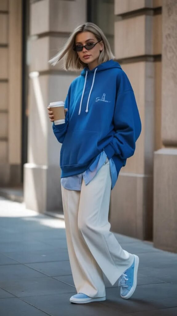 Look com moletom feminino