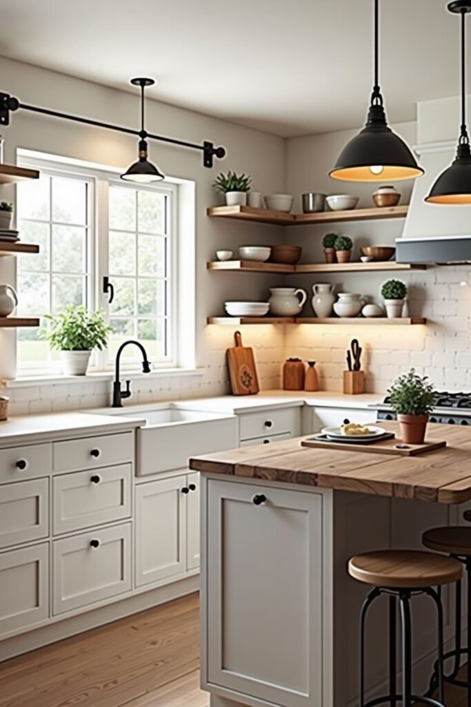 Farm Kitchen: O guia completo para criar uma cozinha farmhouse acolhedora e funcional 23 Farm Kitchen tradicional x Modern Farmhouse