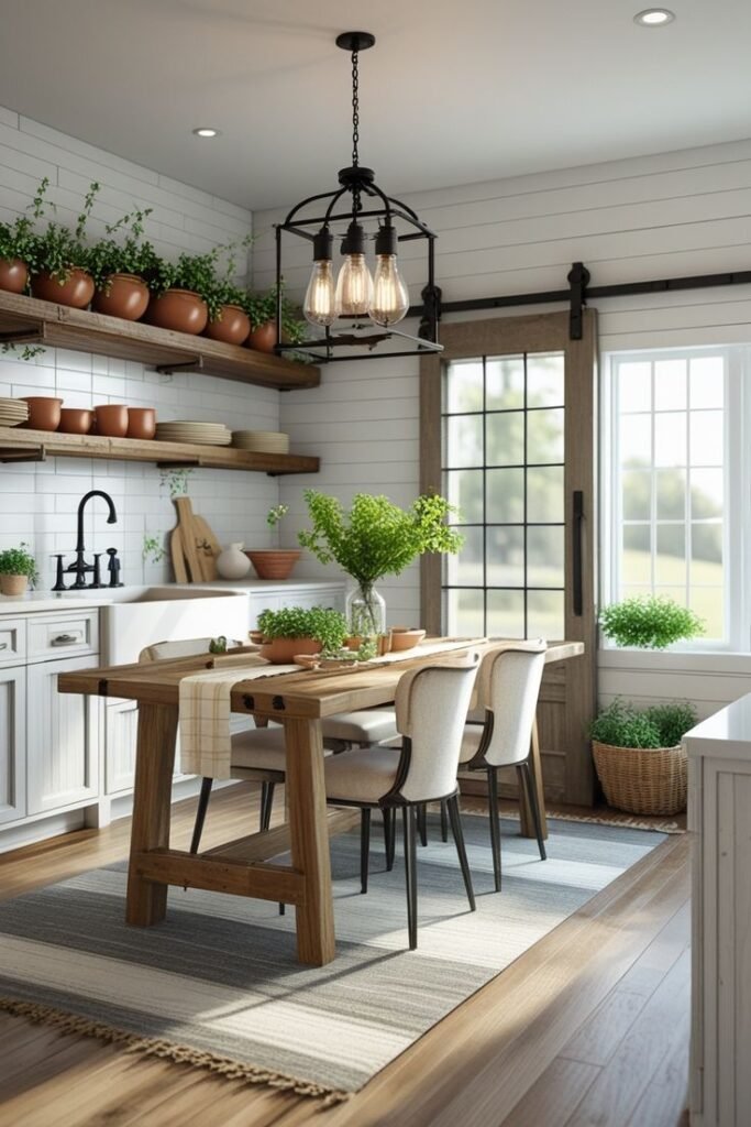 Farm Kitchen: O guia completo para criar uma cozinha farmhouse acolhedora e funcional 22 Farm Kitchen tradicional x Modern Farmhouse