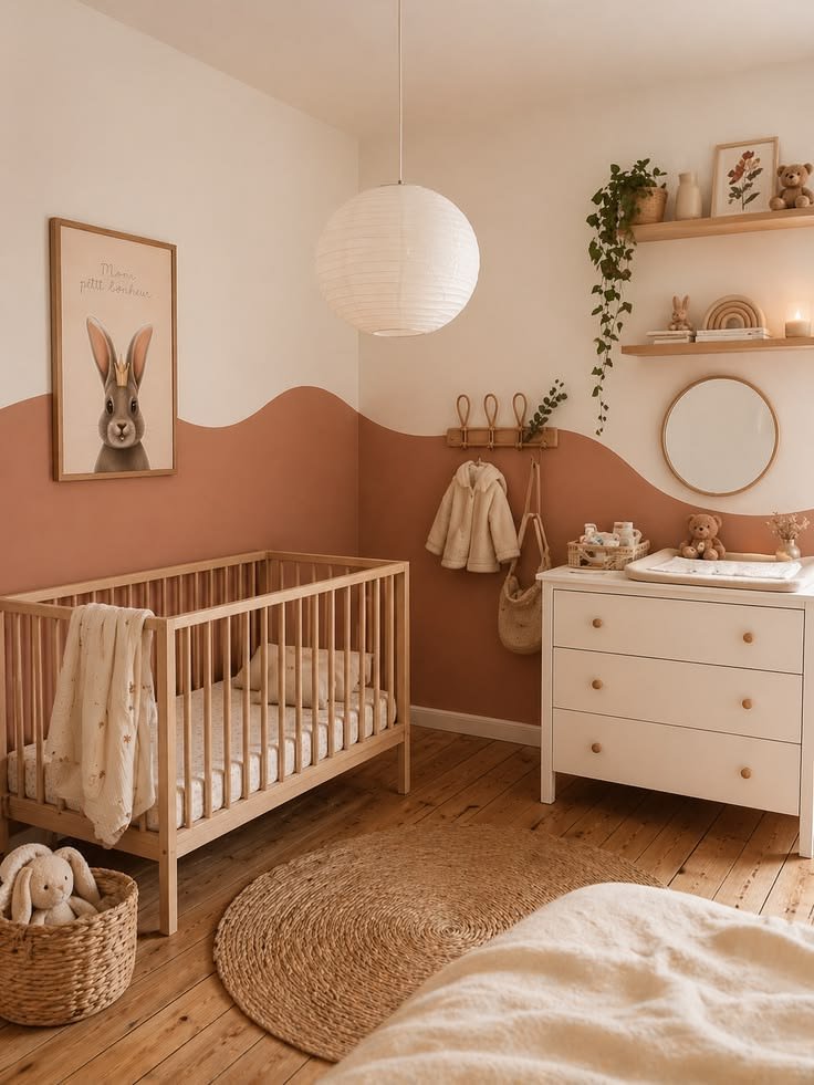Cores para quarto de bebê: 15 combinações lindas além do rosa tradicional 6 quarto de bebê simples