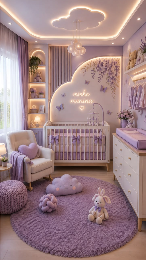 Cores para quarto de bebê: 15 combinações lindas além do rosa tradicional 7 combinação de cores para quarto de bebê
